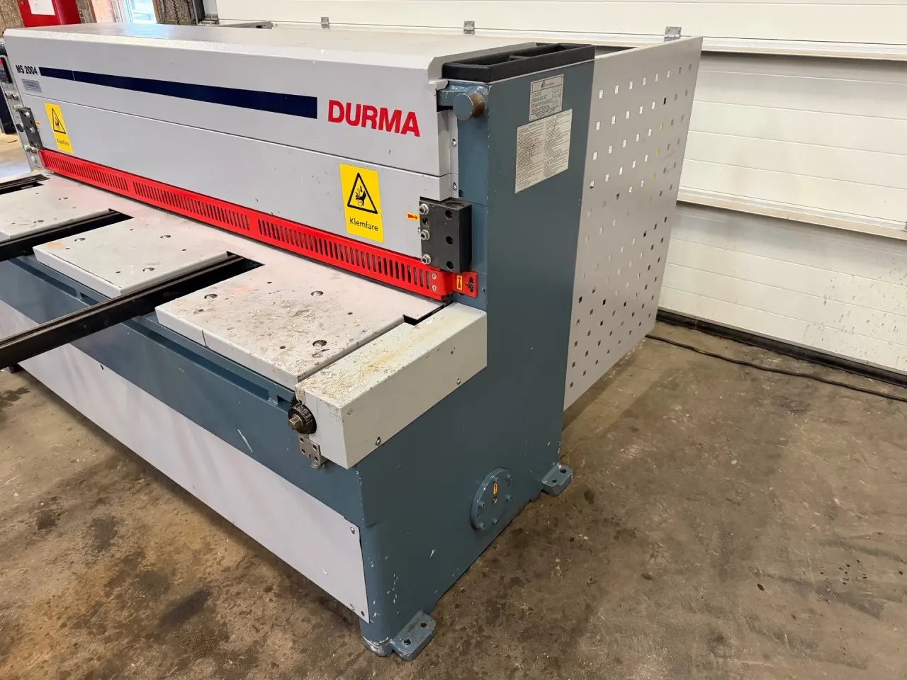 Billede 4 - Mekanisk maskinsaks 2050 x 4 mm. Durma MS 2004.