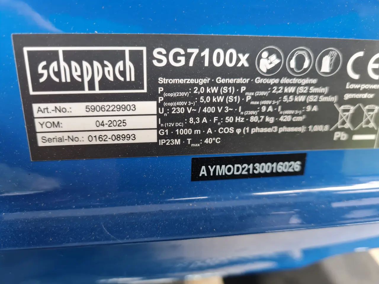 Billede 2 - Generator 5500 W - Hvis strømmen udebliver