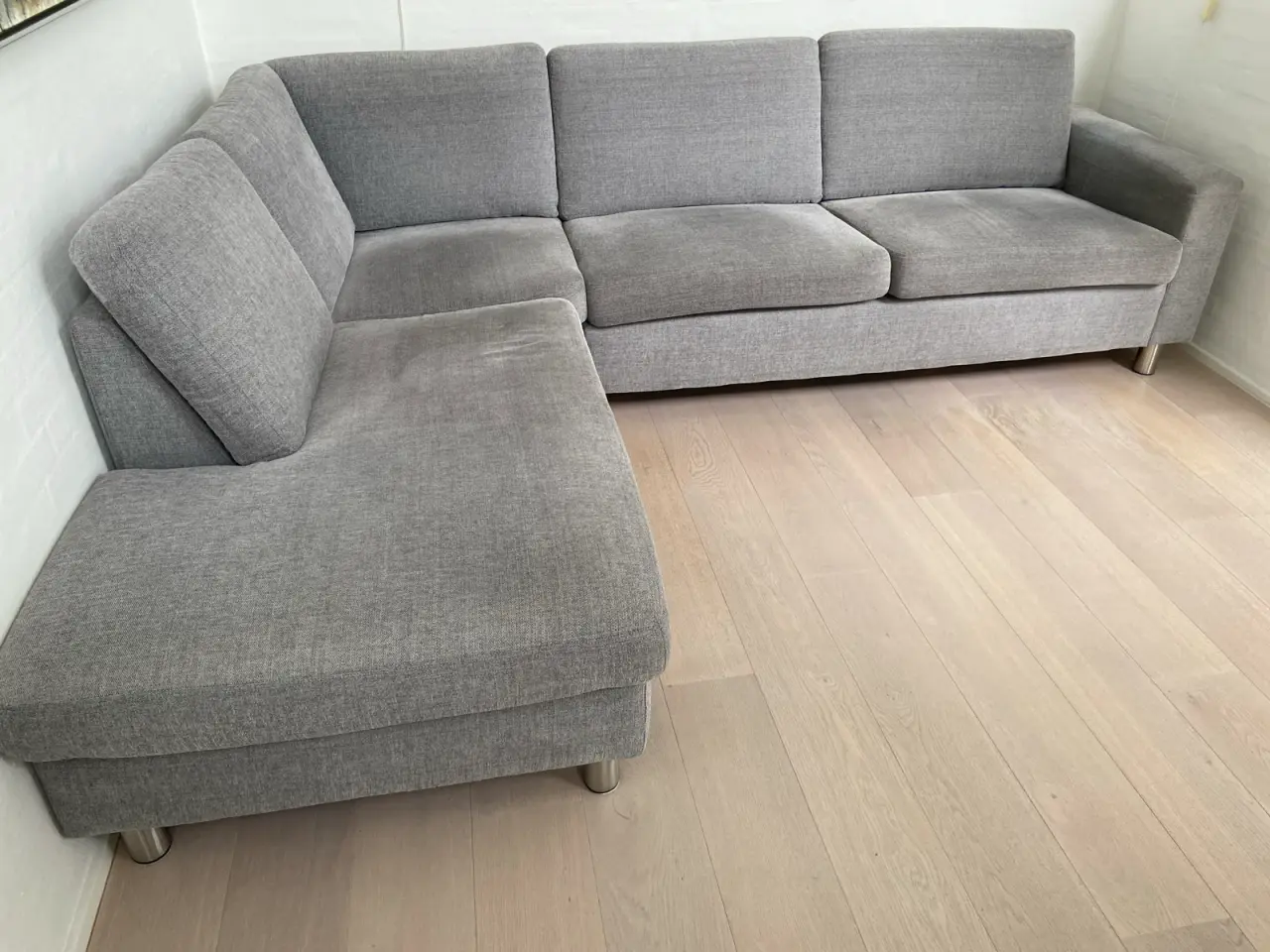 Billede 2 - Sofa hjørne med chaiselong mål se foto
