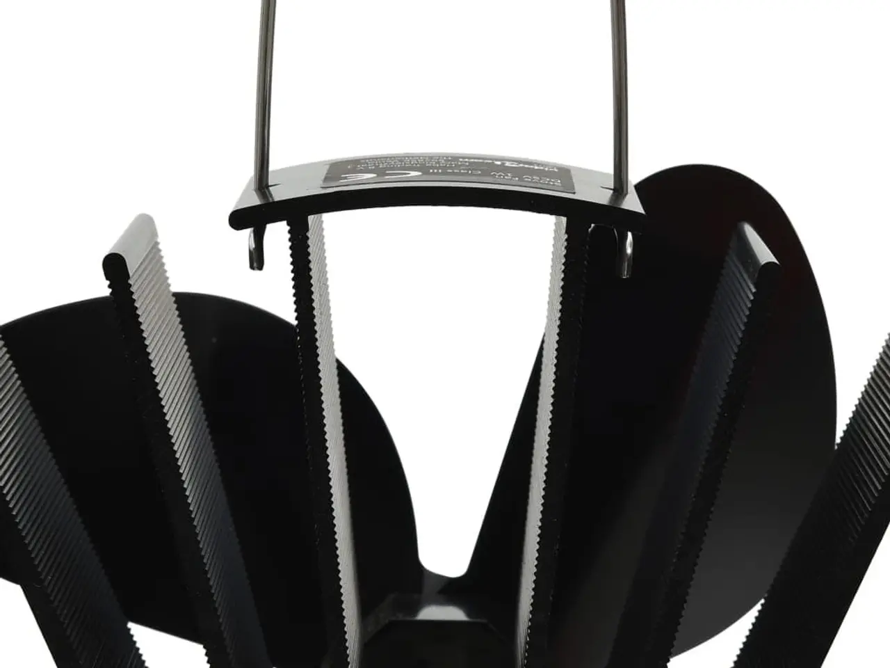 Billede 6 - Varmedrevet ovnventilator 4 blade sort