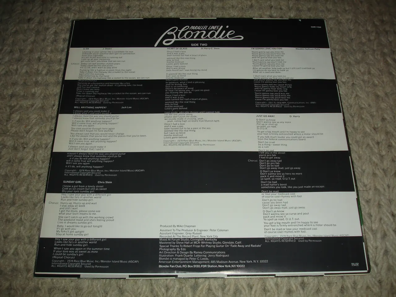 Billede 4 - (Sender gerne) Blondie – Parallel Lines