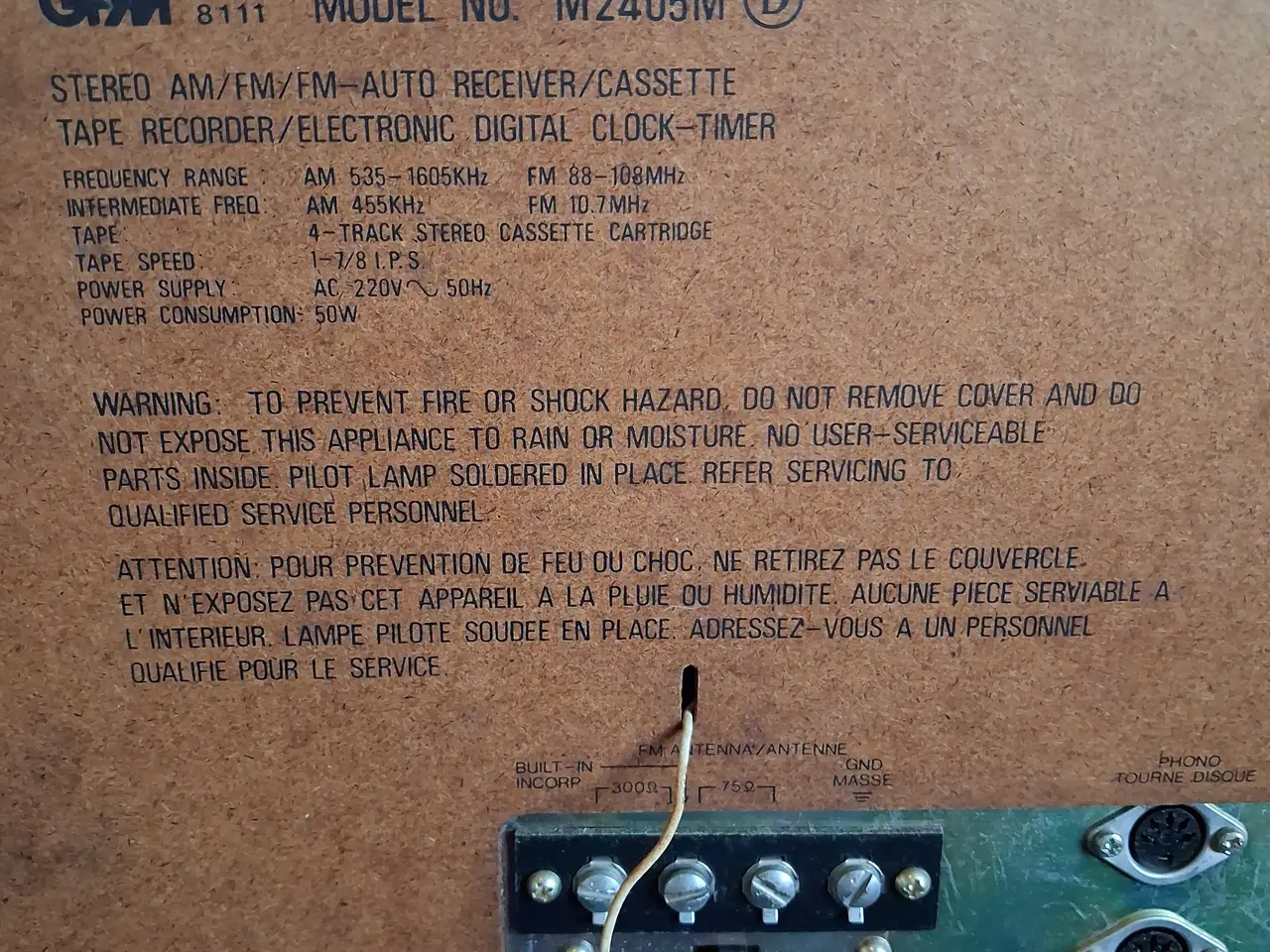 Billede 3 - RADIO med kassetteafspiller