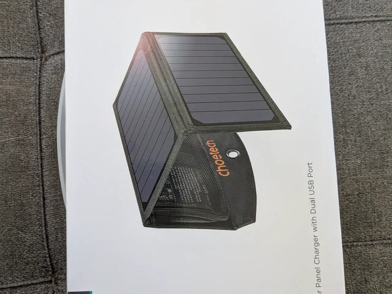 Billede 1 - Choetech 19W Foldbar Solcelleoplader 