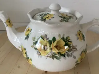Ældre Arthur Wood tekande med gule blomster