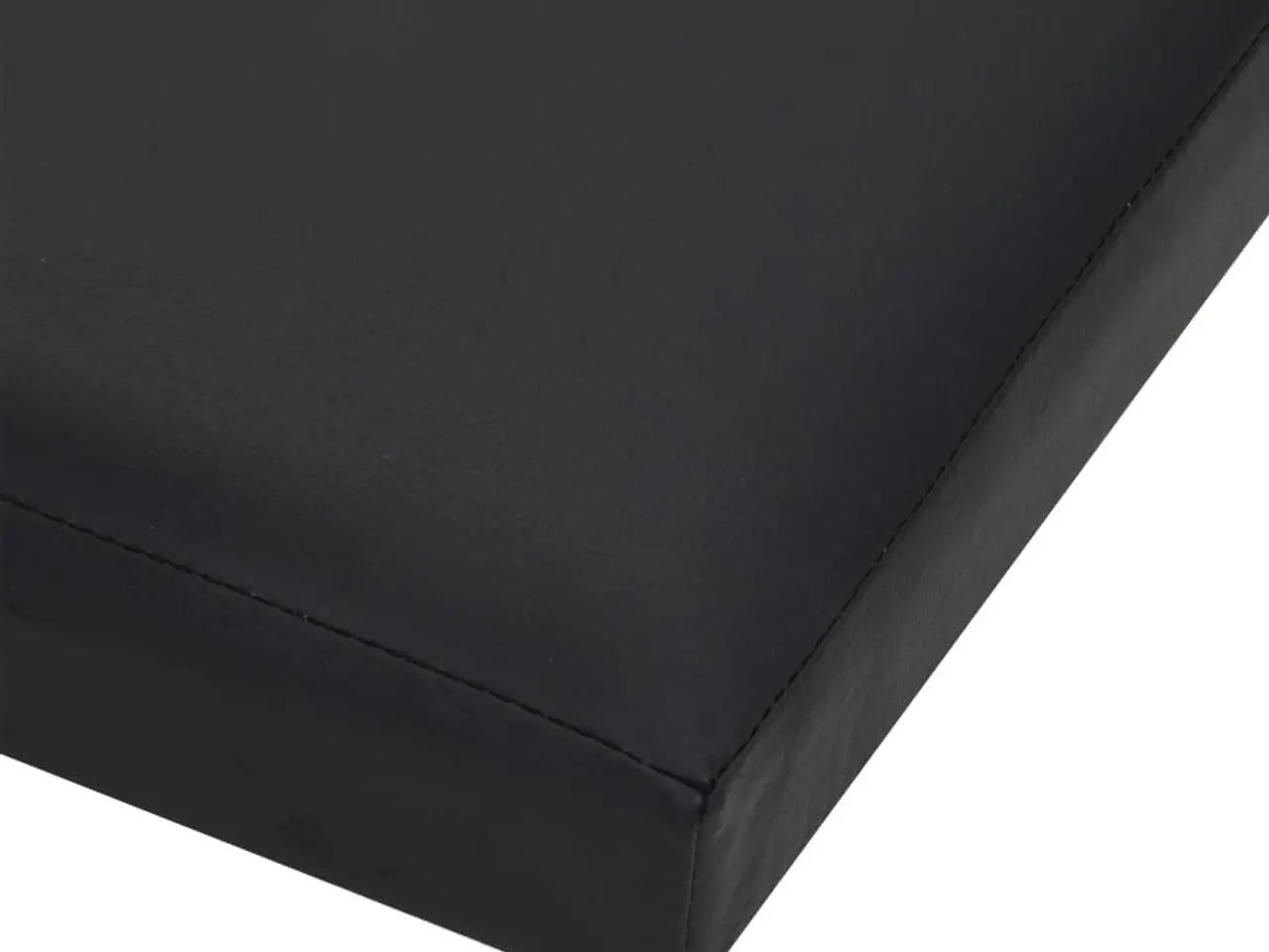 Billede 6 - Foldbar opbevaringsskammel i kunstlæder 38 x 38 x 38 cm - sort
