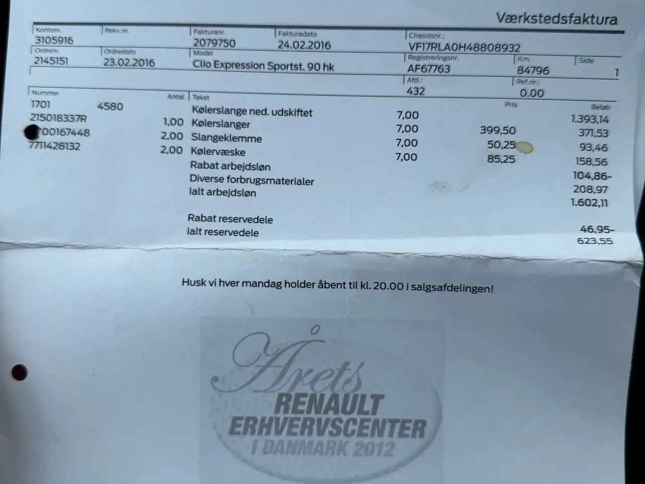 Billede 14 - Renault Clio Sport Tourer 0,9 TCE Expression Energy 90HK Stc
