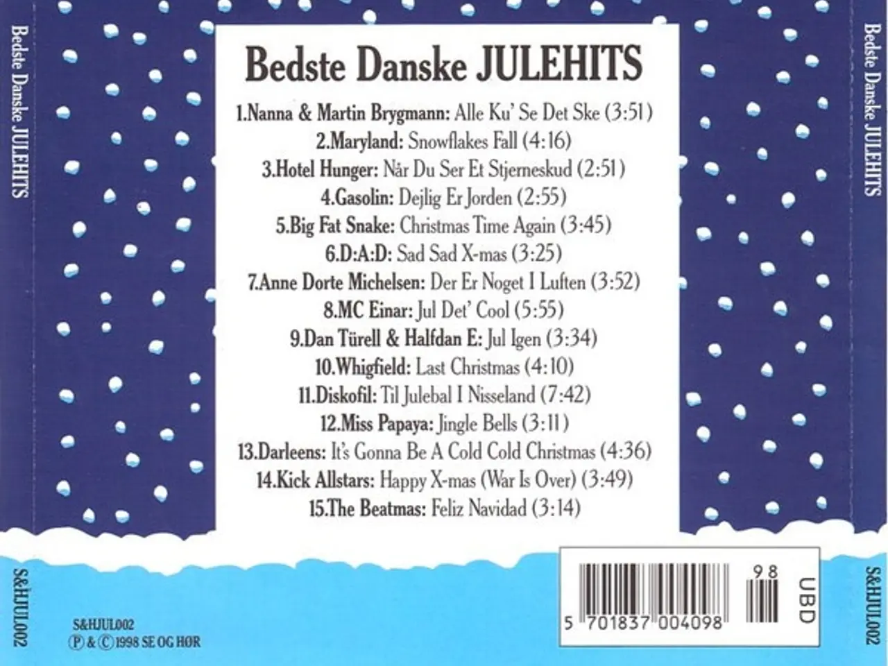Billede 3 - Diverse kunstnere – Bedste Danske Julehits – CD