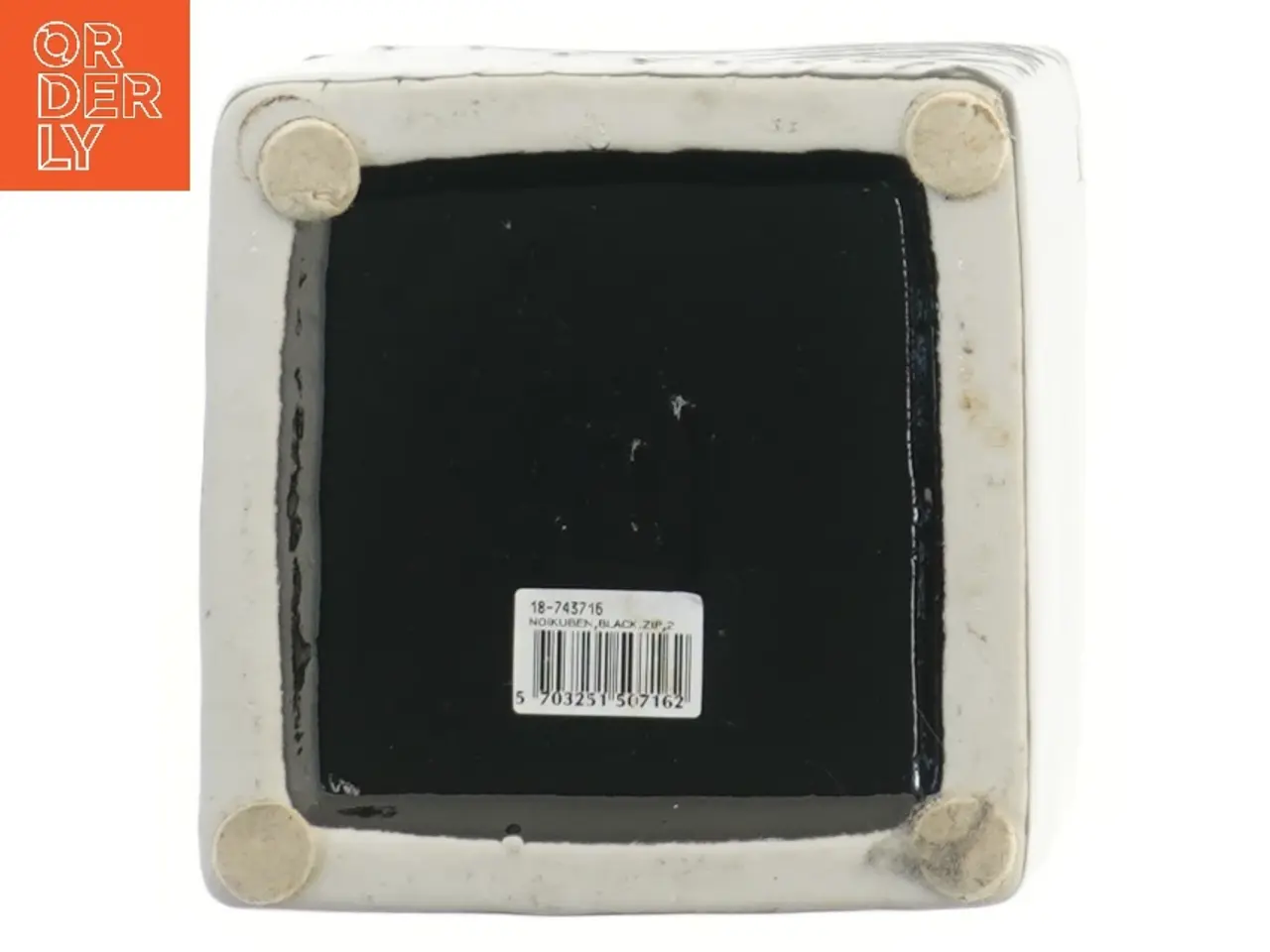 Billede 3 - Sort keramik urtepotteskjuler (str. 14,5x14,5 cm)