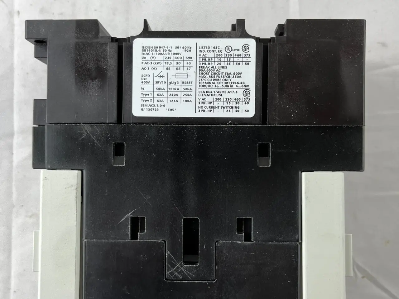 Billede 8 - Siemens 3RT1044-1AG20 Sirius Power kontaktor 65A