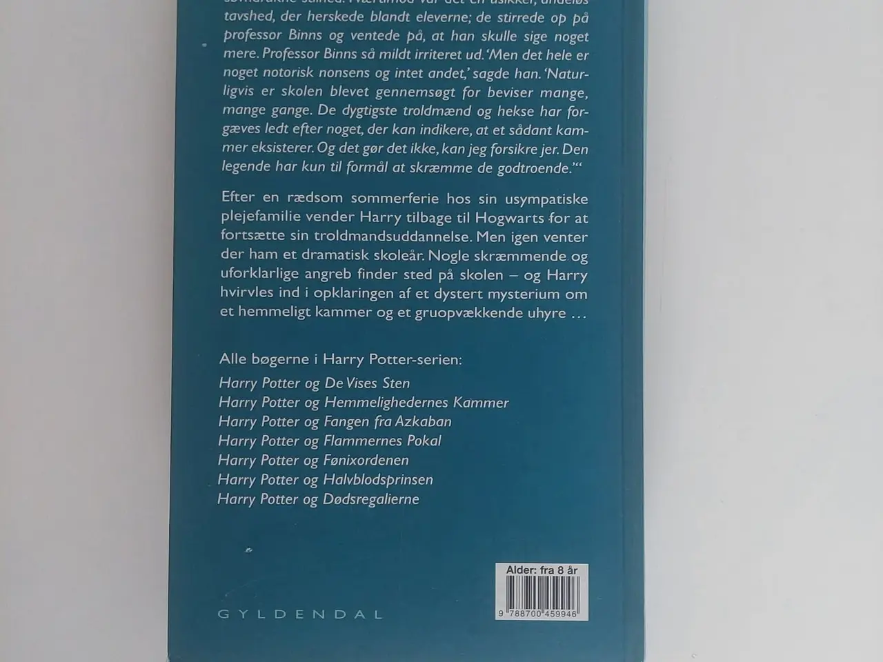 Billede 2 - Harry Potter og Hemmelighedernes Kammer (bog 2)