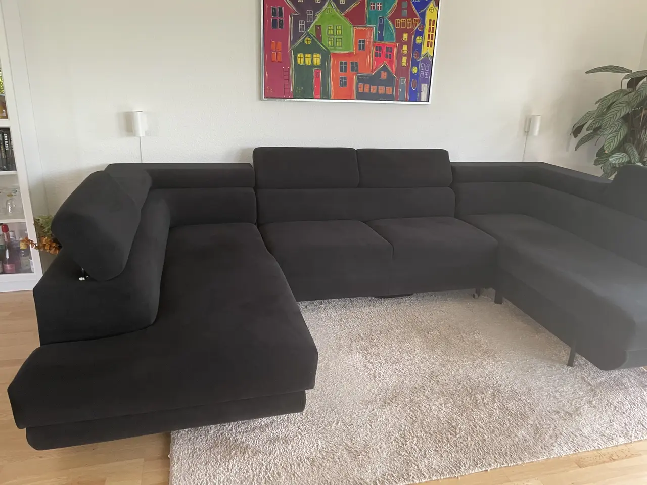 Billede 5 - U-sofa sortstof