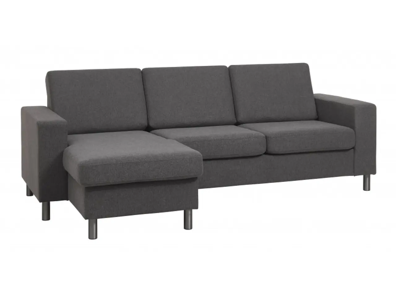 Billede 2 - Thomas vendbar chaiselongsofa mørkegrå