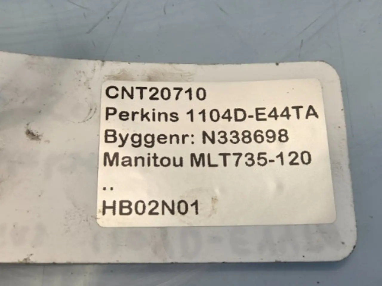 Billede 10 - Perkins 1104D-E44TA Døksel 2559-12C