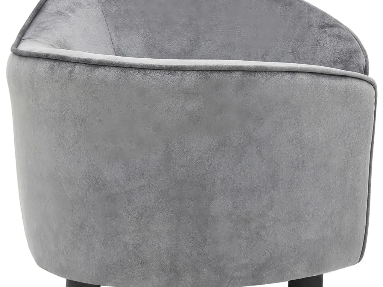 Billede 5 - Hundesofa i plys 69 x 49 x 40 cm grå