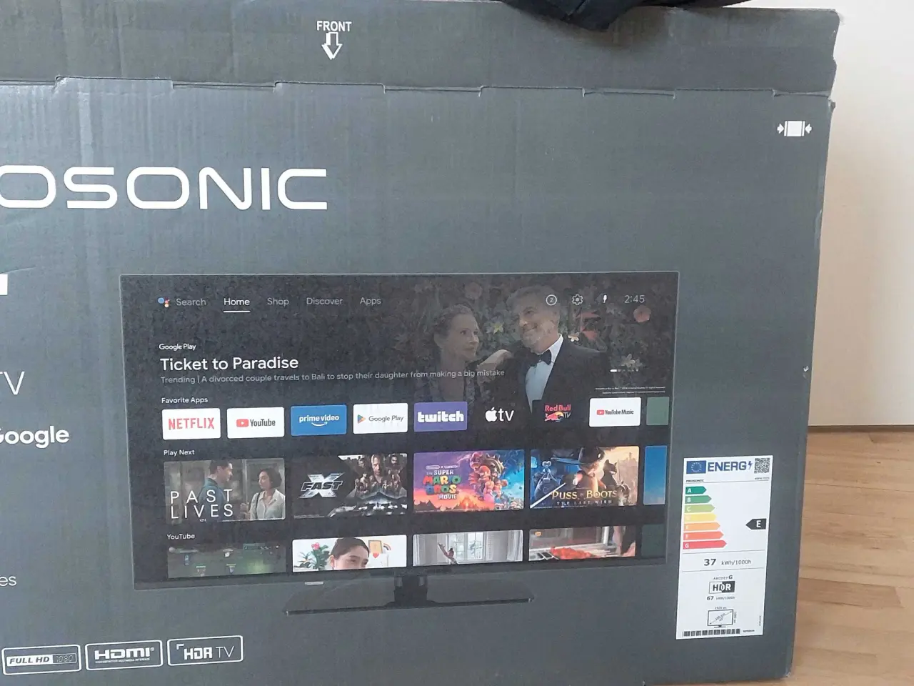 Billede 1 - Android TV helt ny 40 inch