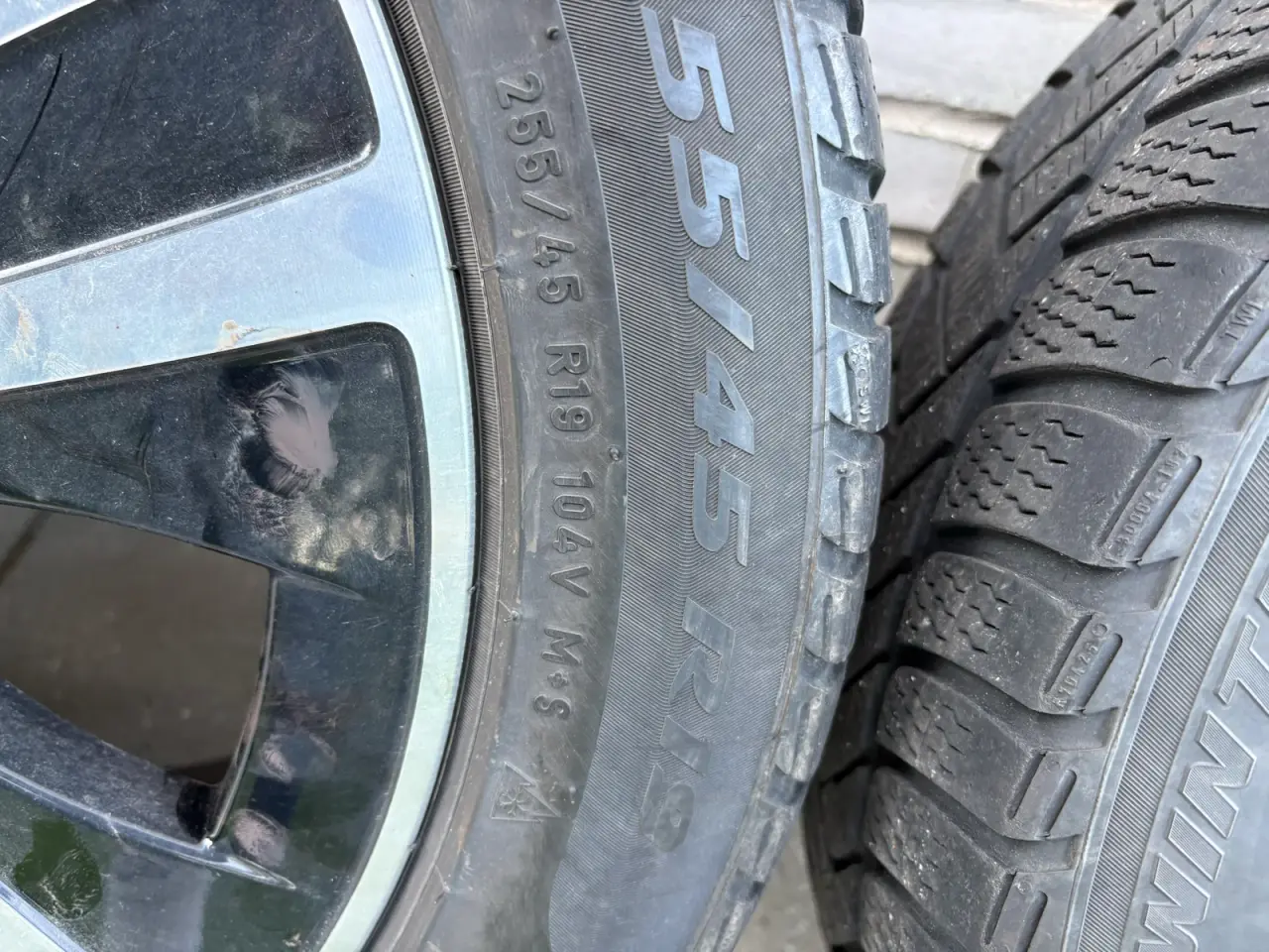 Billede 2 - Vinterhjul til Mercedes eqe