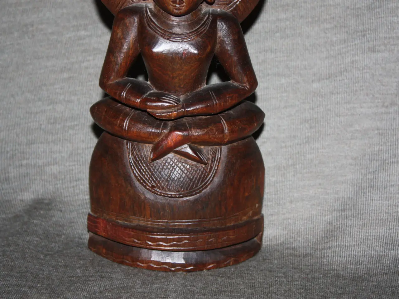 Billede 3 - Buddha figur i træ