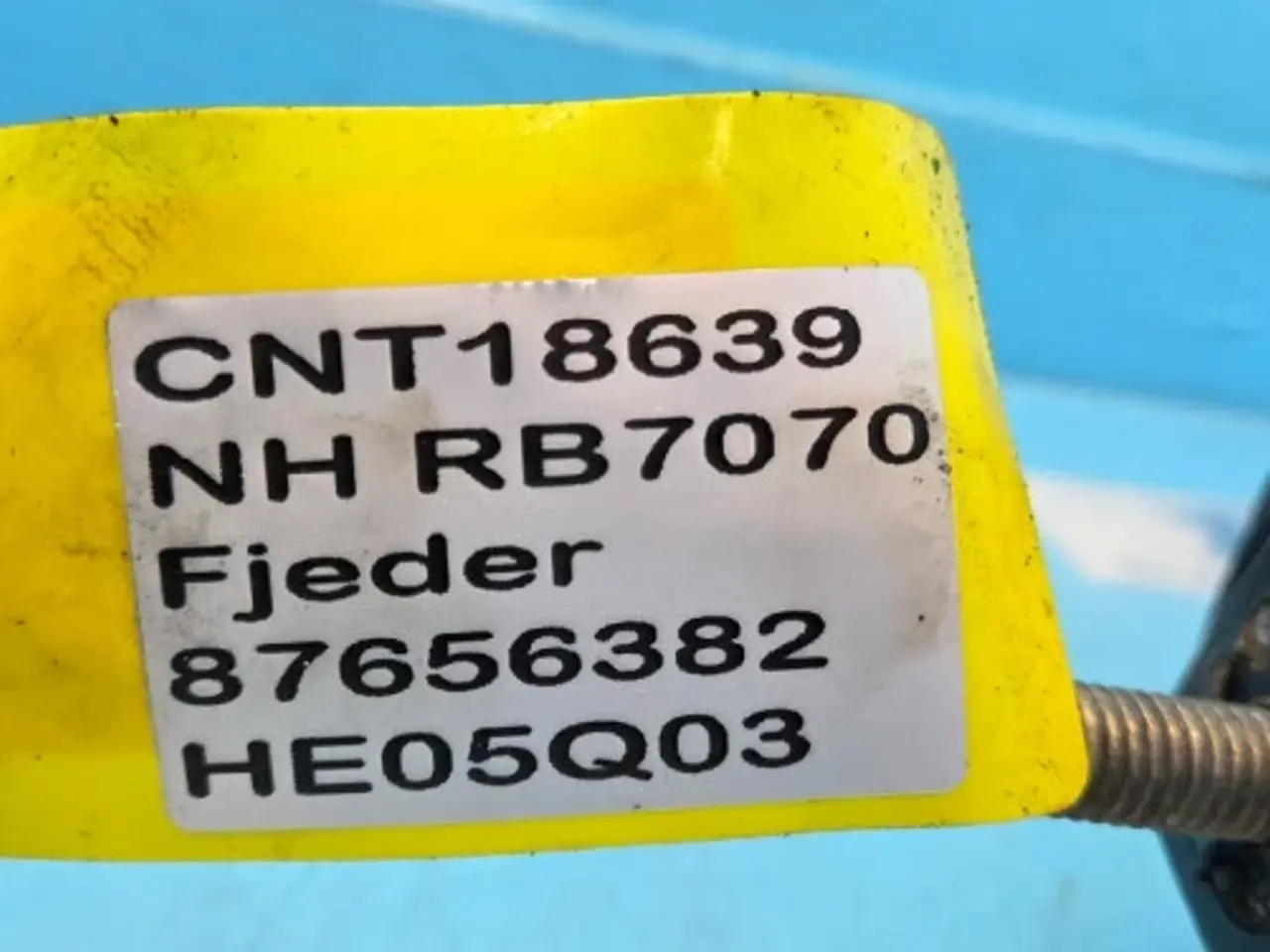 Billede 12 - New Holland BR7070 Fjeder 87656382