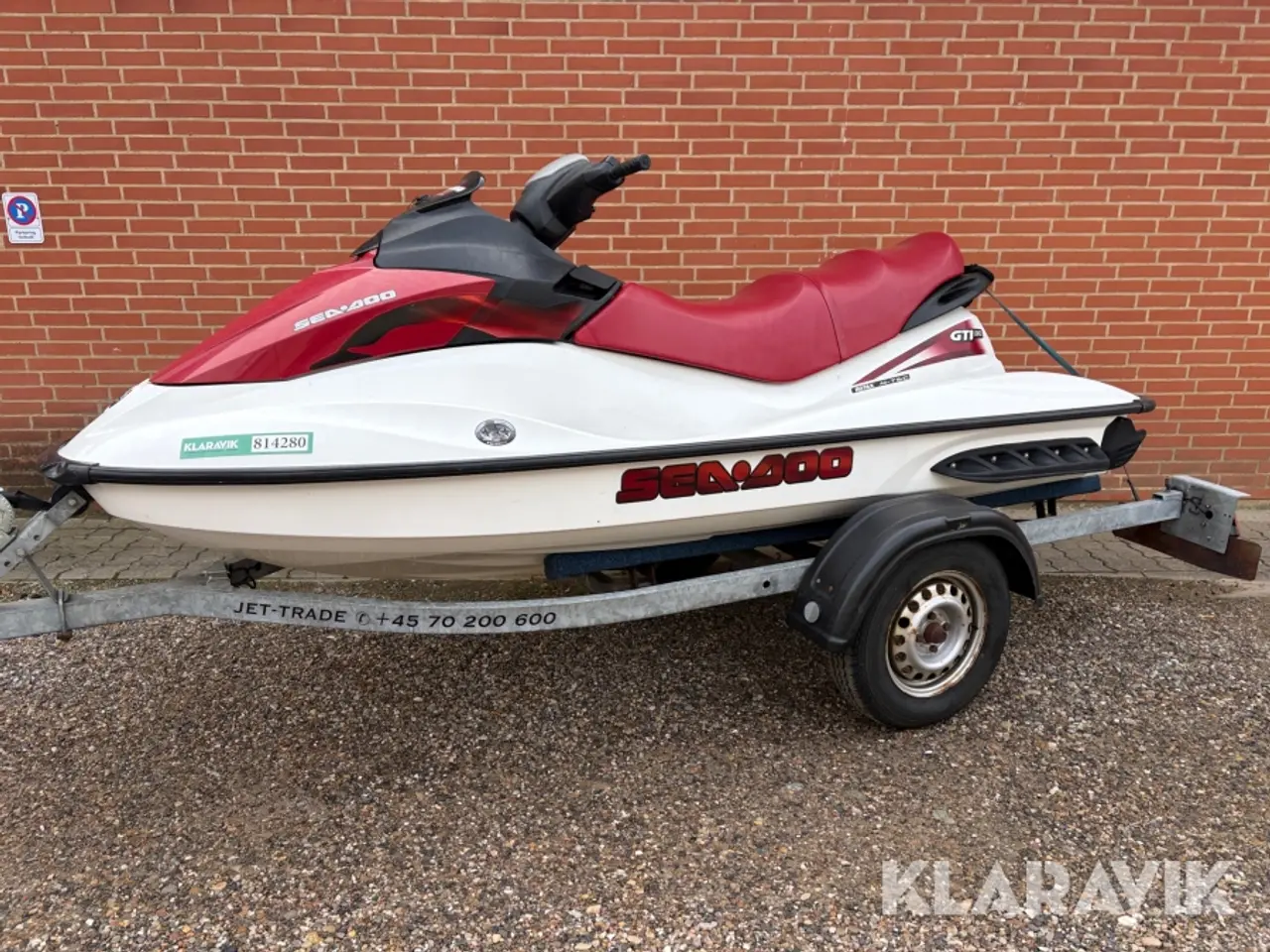 Billede 2 - Vandscooter med trailer Seadoo GTI130