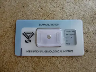 Diamant, uindfattet