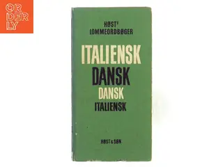 Italiensk-dansk, dansk-italiensk lommeordbog (Bog)