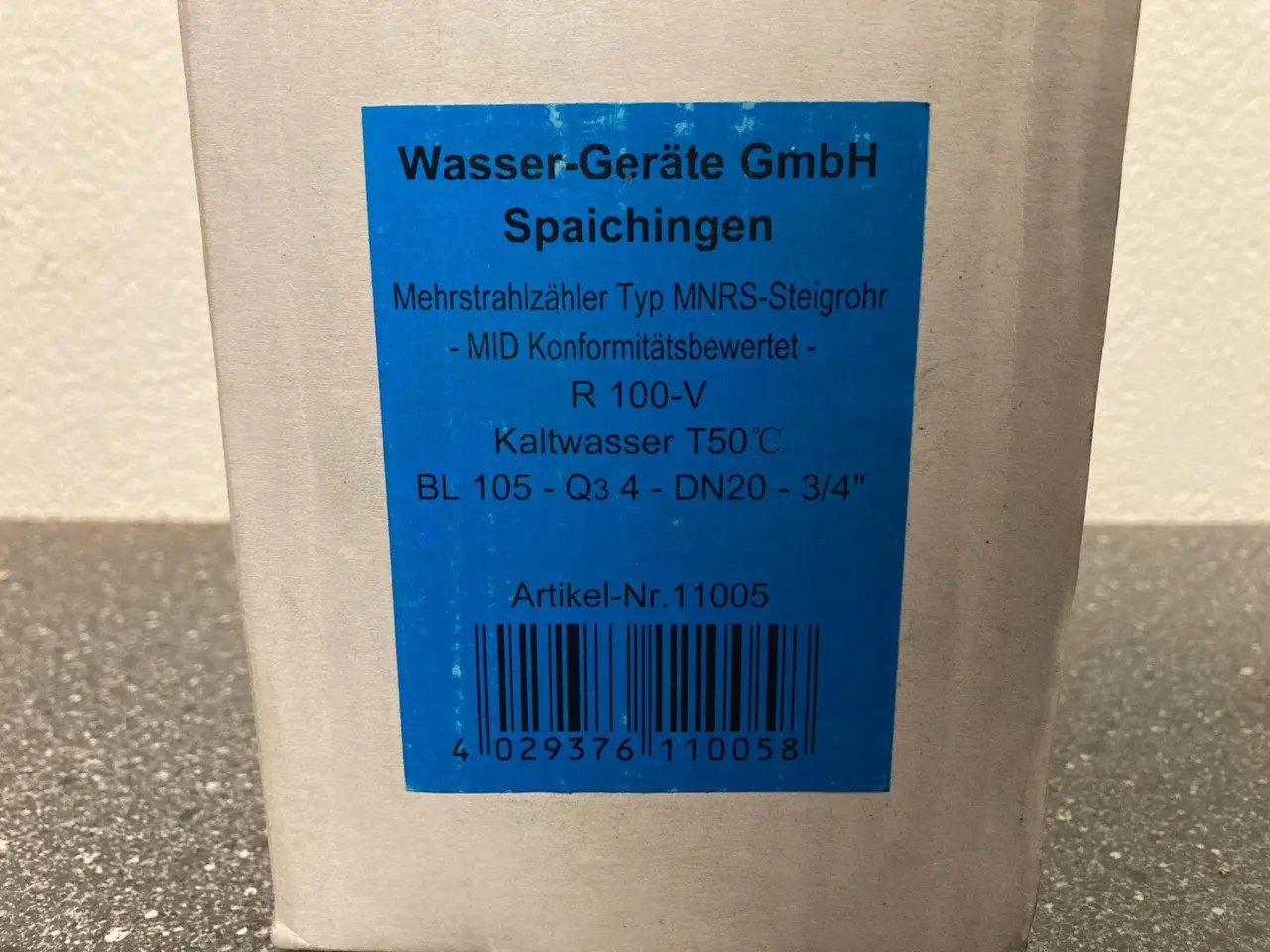 Billede 3 - Wasser-Geräte GmbH Multi-Jet Cold Water Meter MNRS