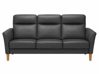 Hjort Knudsen Sæby 3 pers Lædersofa