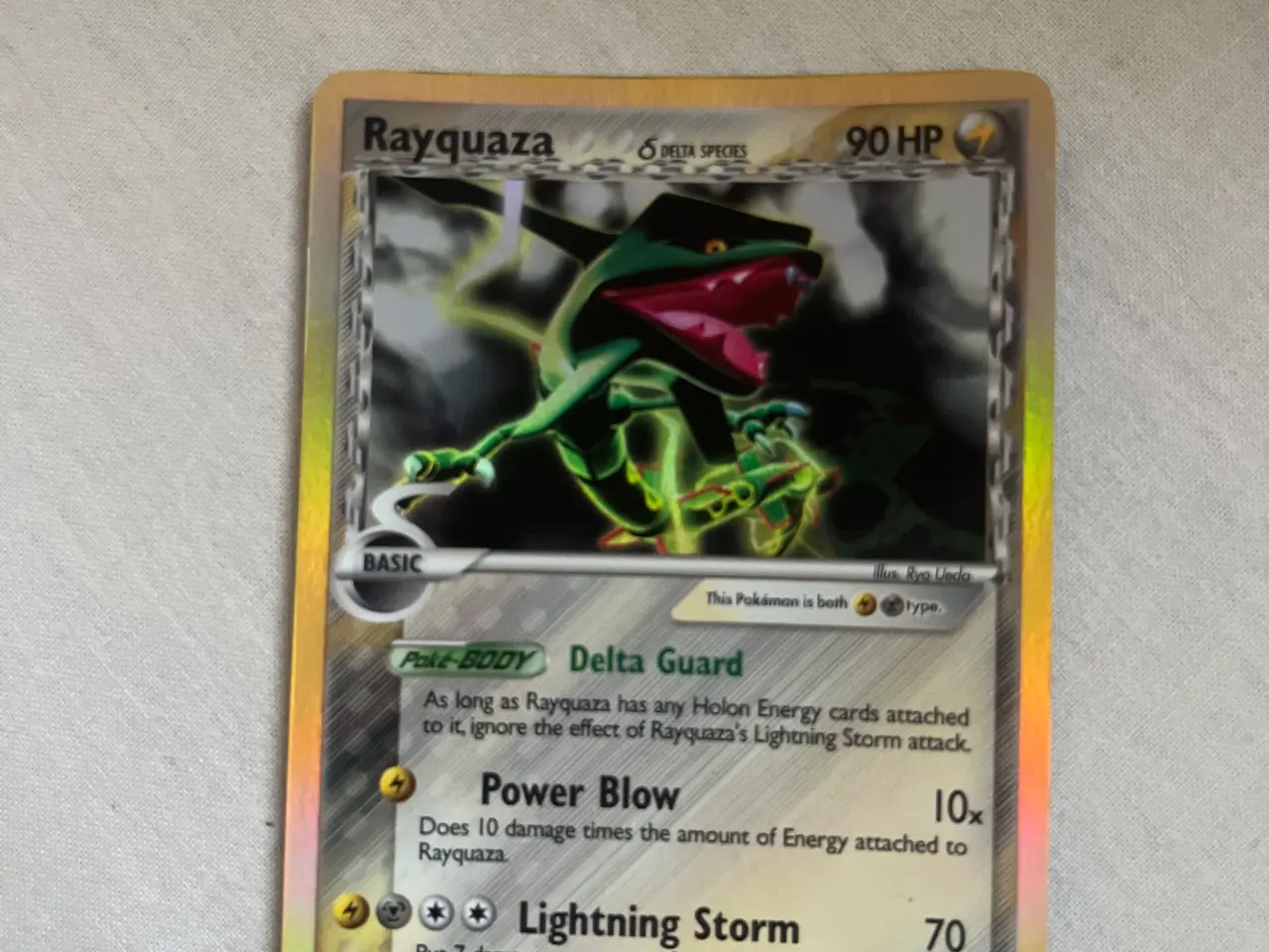 Billede 3 - Pokemon kort – Rayquaza Delta Species (2005, holo)