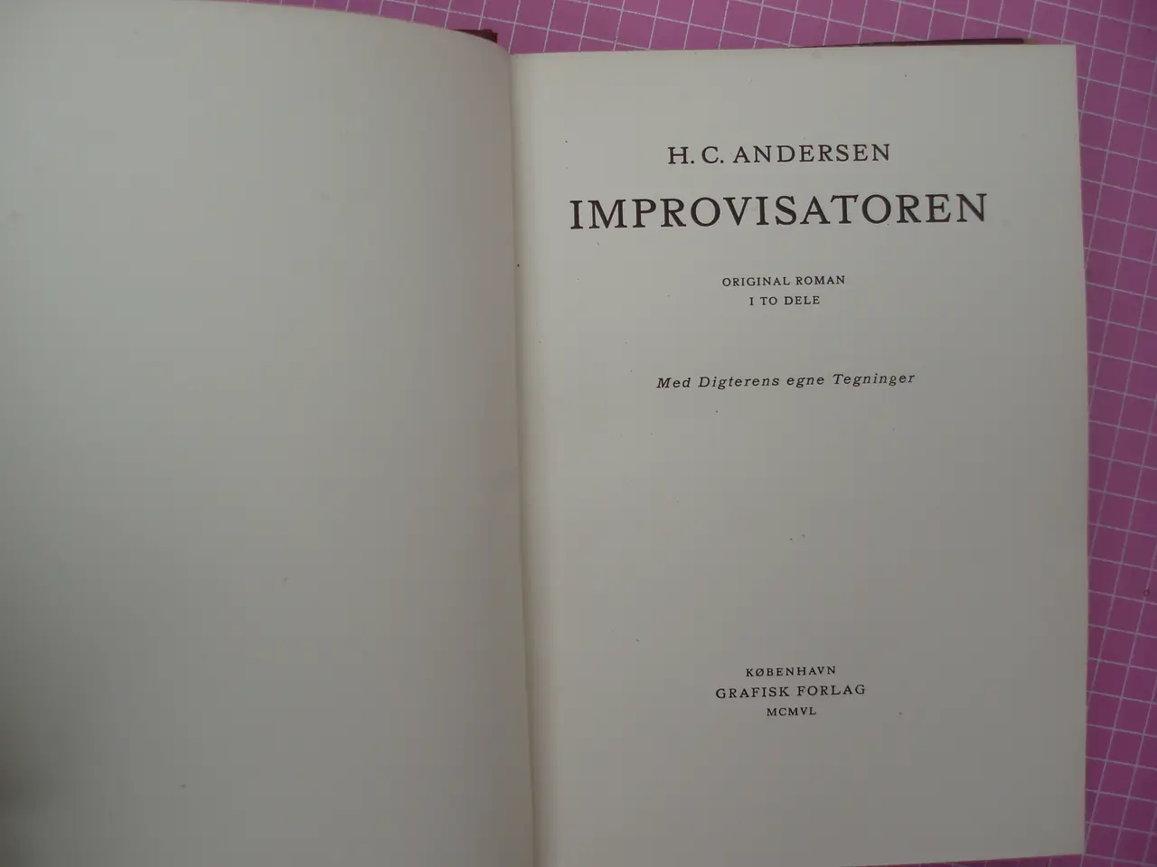 Billede 2 - Improvisatoren af H. C. Andersen