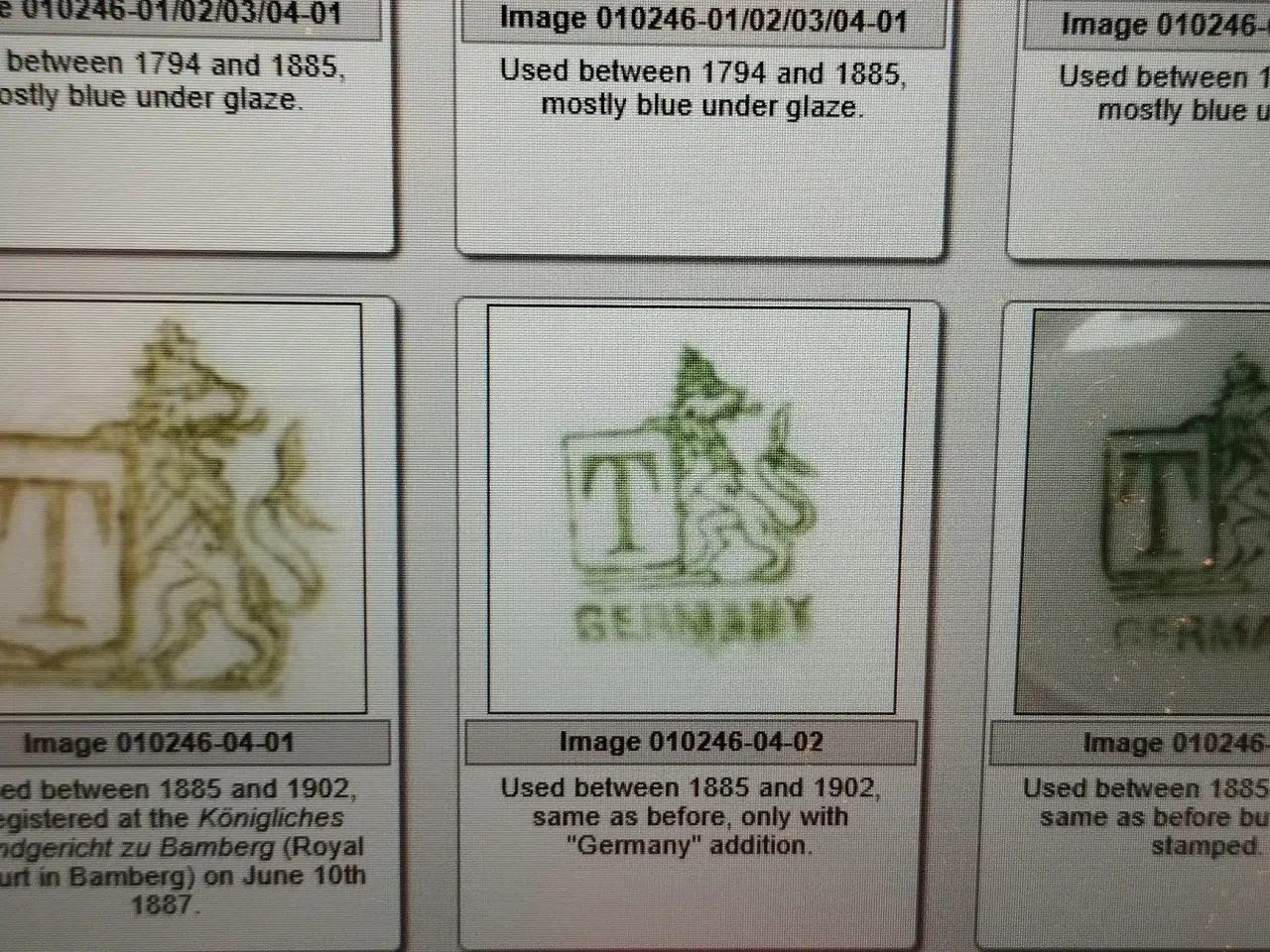 Billede 5 - Antik porcelæn kaffesæt, TETTAU, Germany, 123-140å