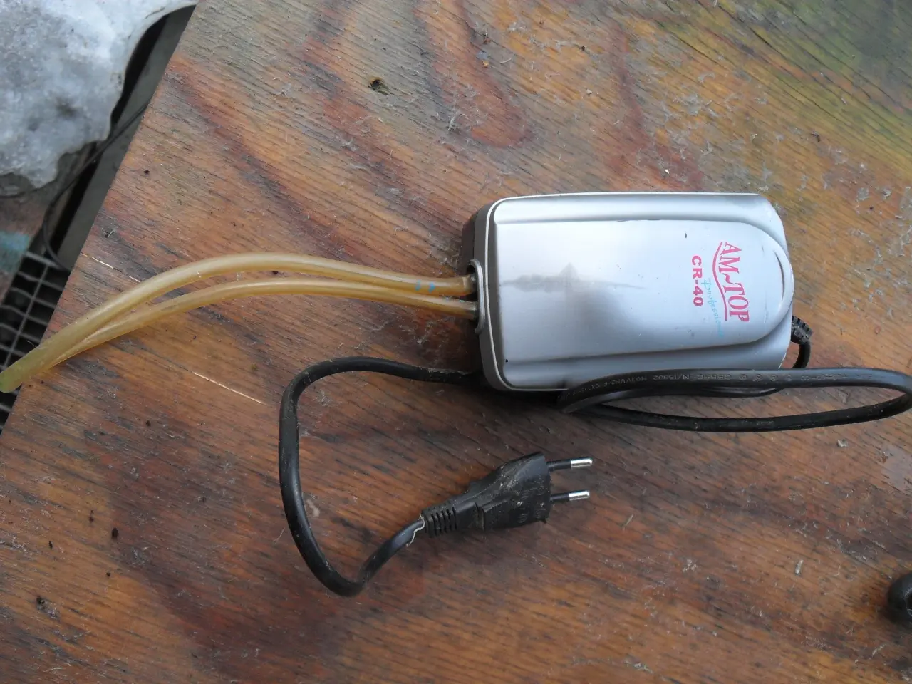 Billede 1 - akvarie luftpumpe am-top til 200-300 ltr. akv.