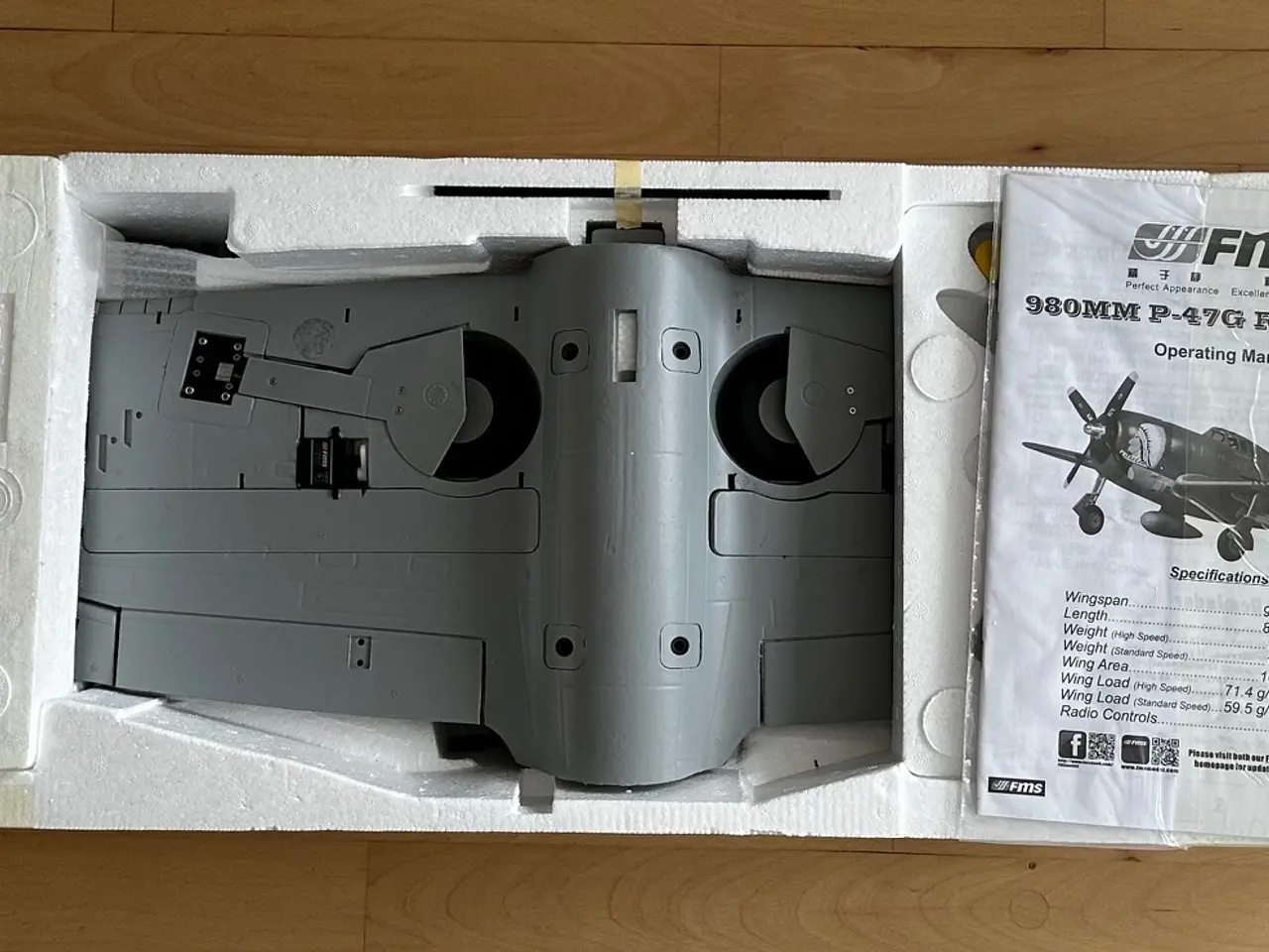 Billede 5 - FMS P-47G Razorback 980mm High Speed PNP – NY