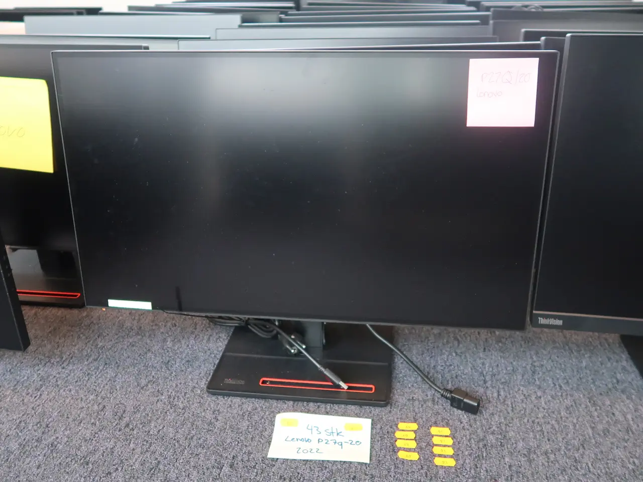 Billede 2 - 2 stk. Computerskærme LENOVO ThinkVision P27q-20