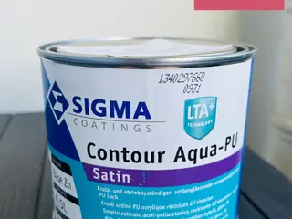 NY! Pink maling, Sigma Contour Aqua-PU Satin 0,5 L
