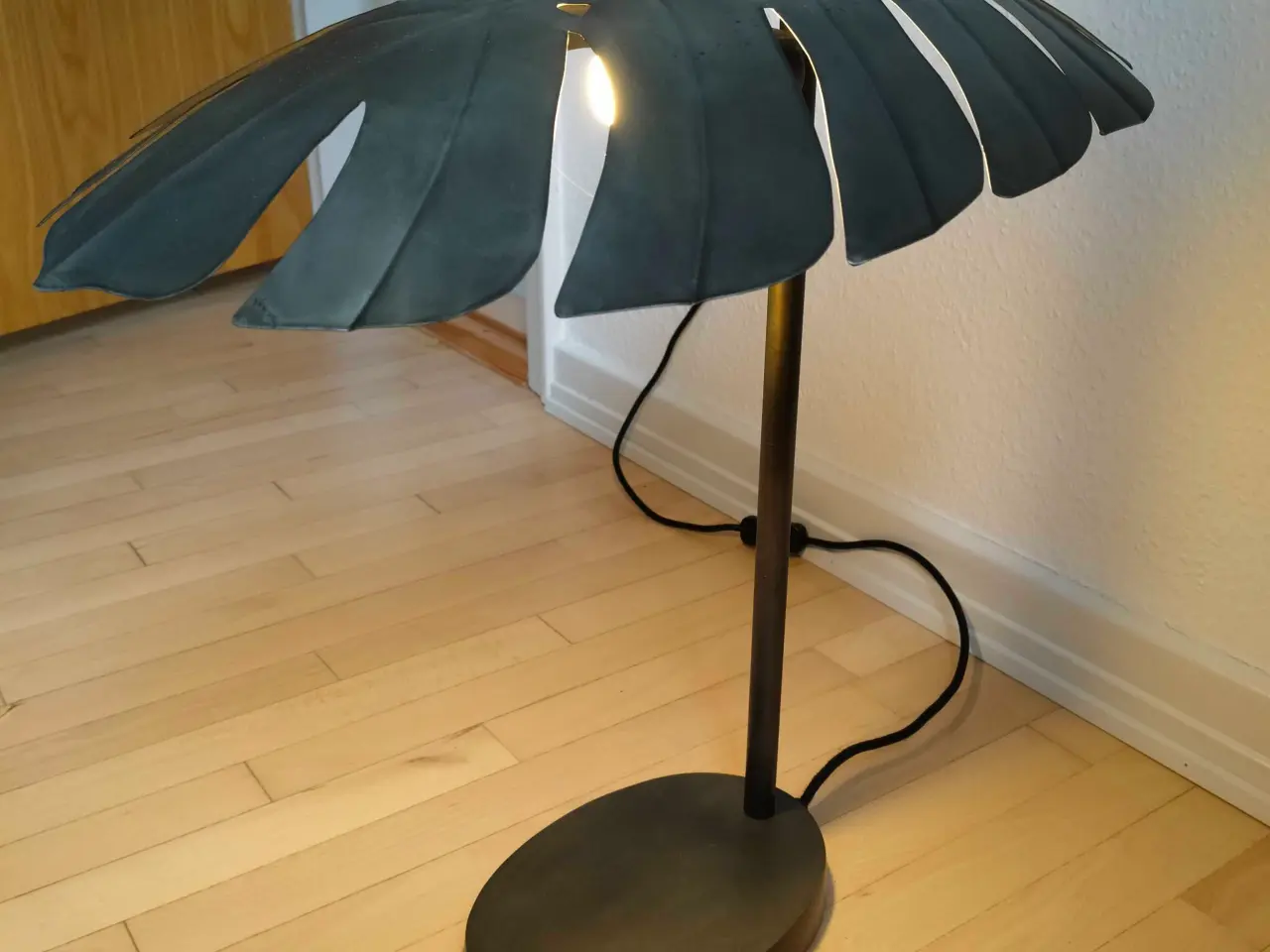 Billede 6 - Bord lampe i metal h 52 