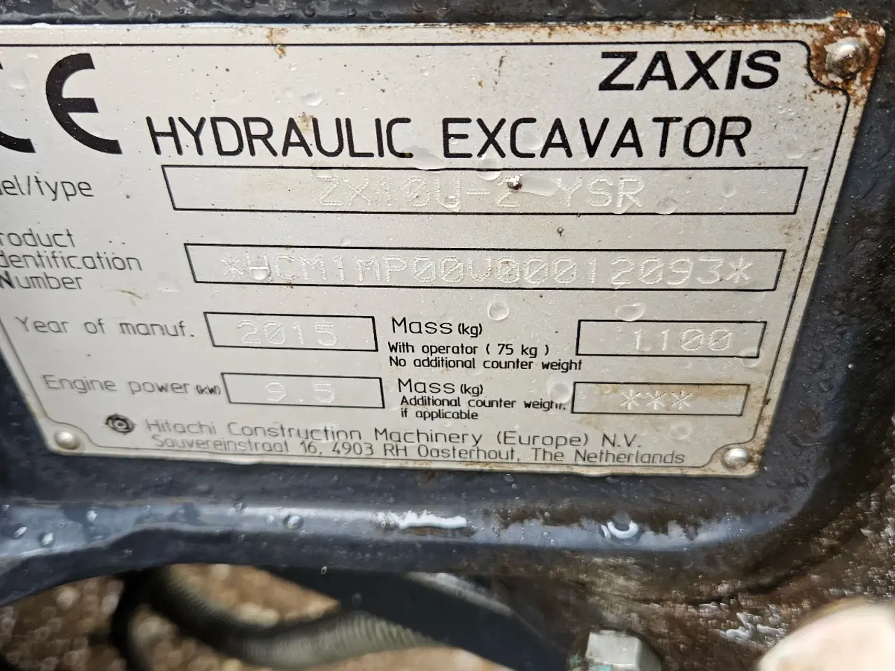 Billede 8 - Hitachi minigraver 10u