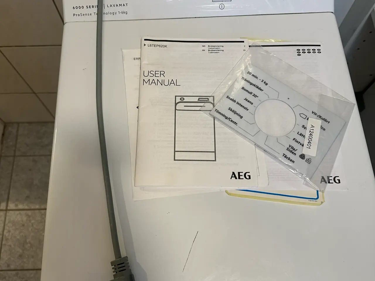 Billede 6 - Pladsbesparende topbetjent AEG vaskemaskine
