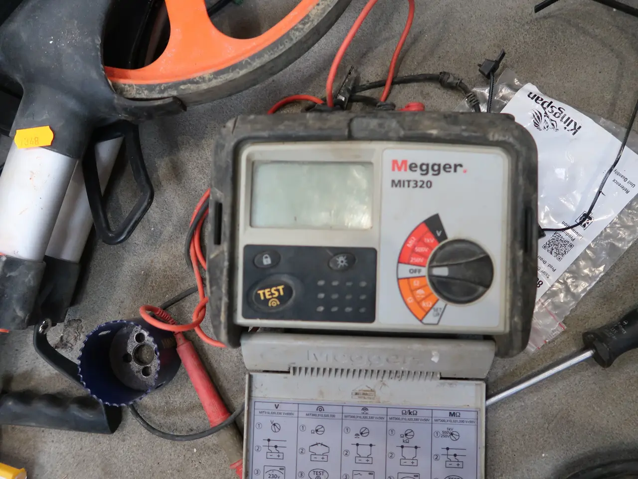 Billede 1 - Isolations- og gennemgangstester MEGGER MIT320
