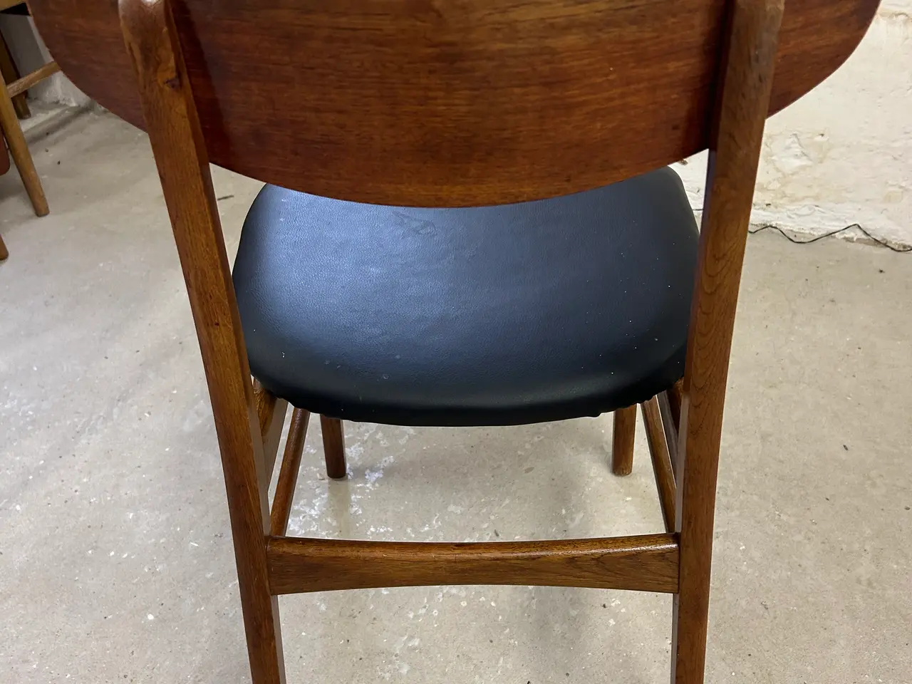 Billede 3 - 4 stk. Farstrup Model 210 spisebordsstole i teak
