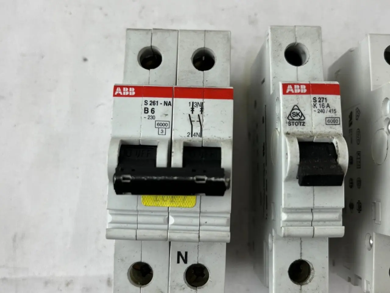 Billede 4 - ABB S261-NA B6 S271 K16A S201 C4 automatsikring