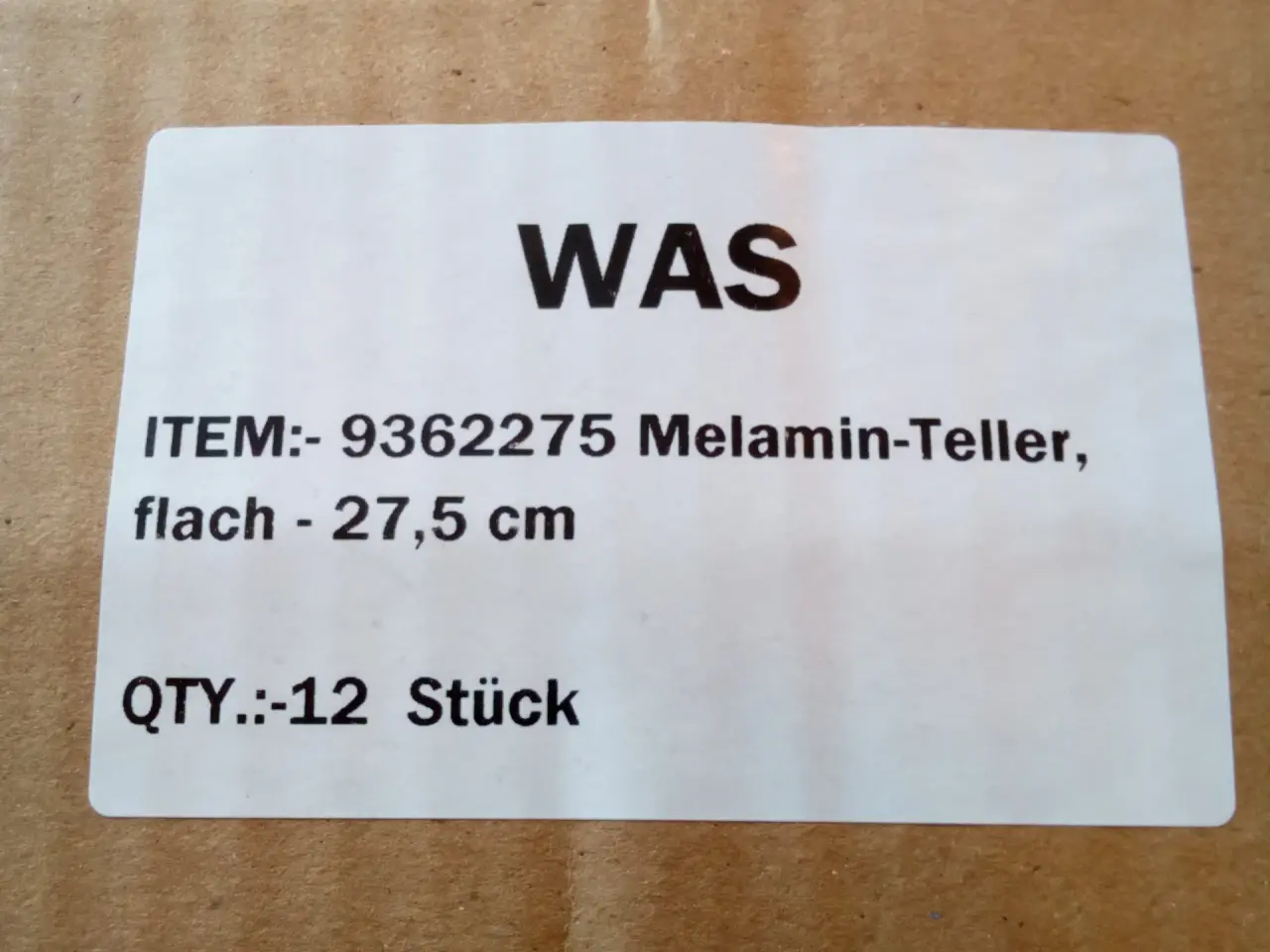 Billede 4 - 12 stk. Middagstallerkner i melamin. 27,5 cm. 