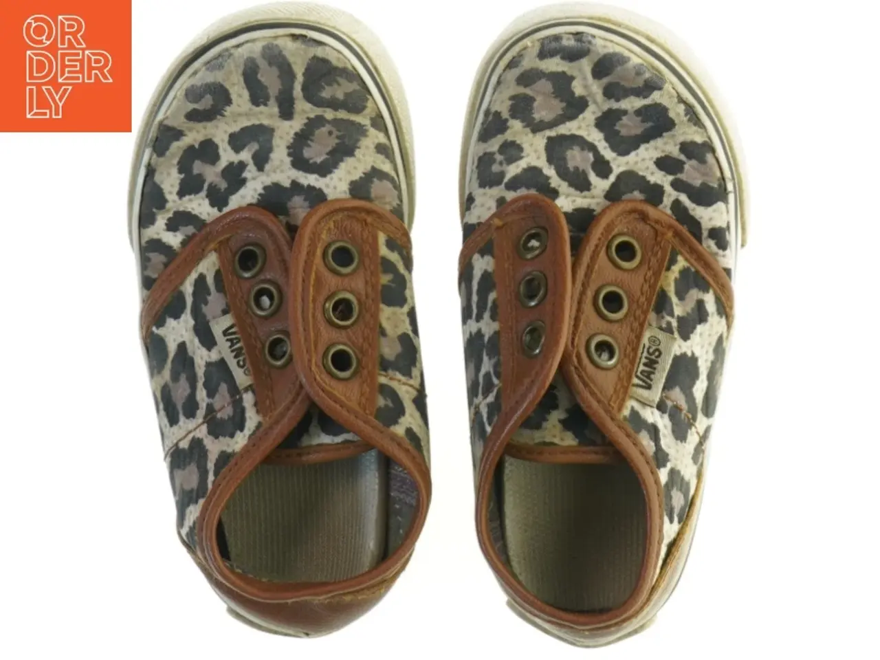 Billede 2 - Leopardmønstrede slip-on sneakers fra Vans (str. 22)