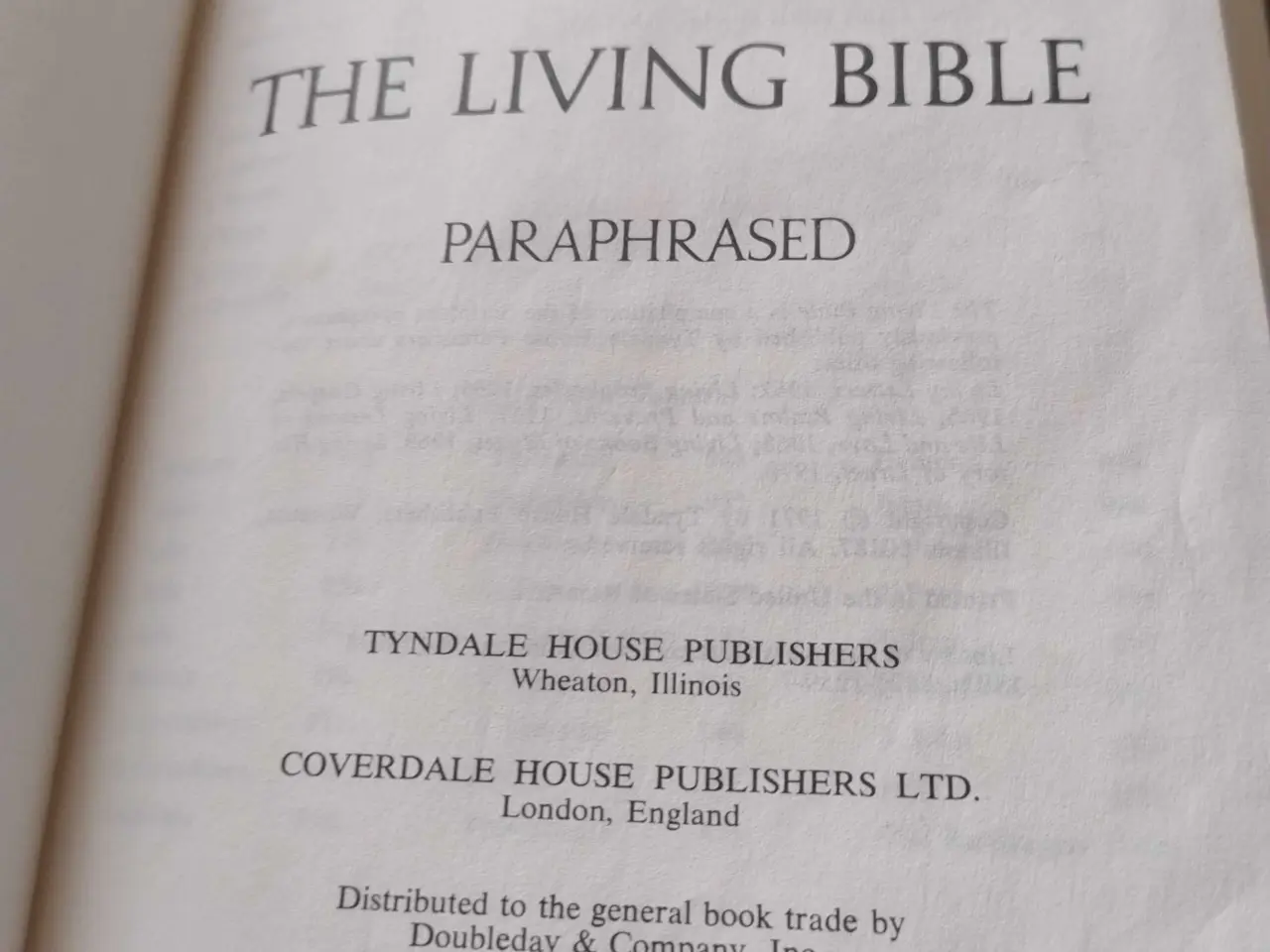 Billede 4 - The living bible 