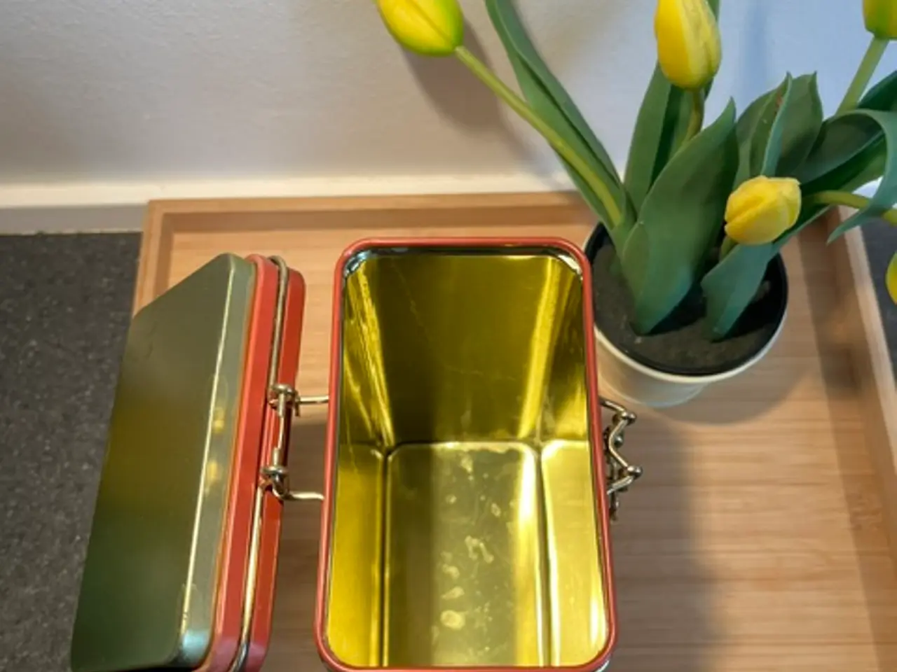 Billede 4 - Flot retro Gevalia kaffedåse med patentlukning