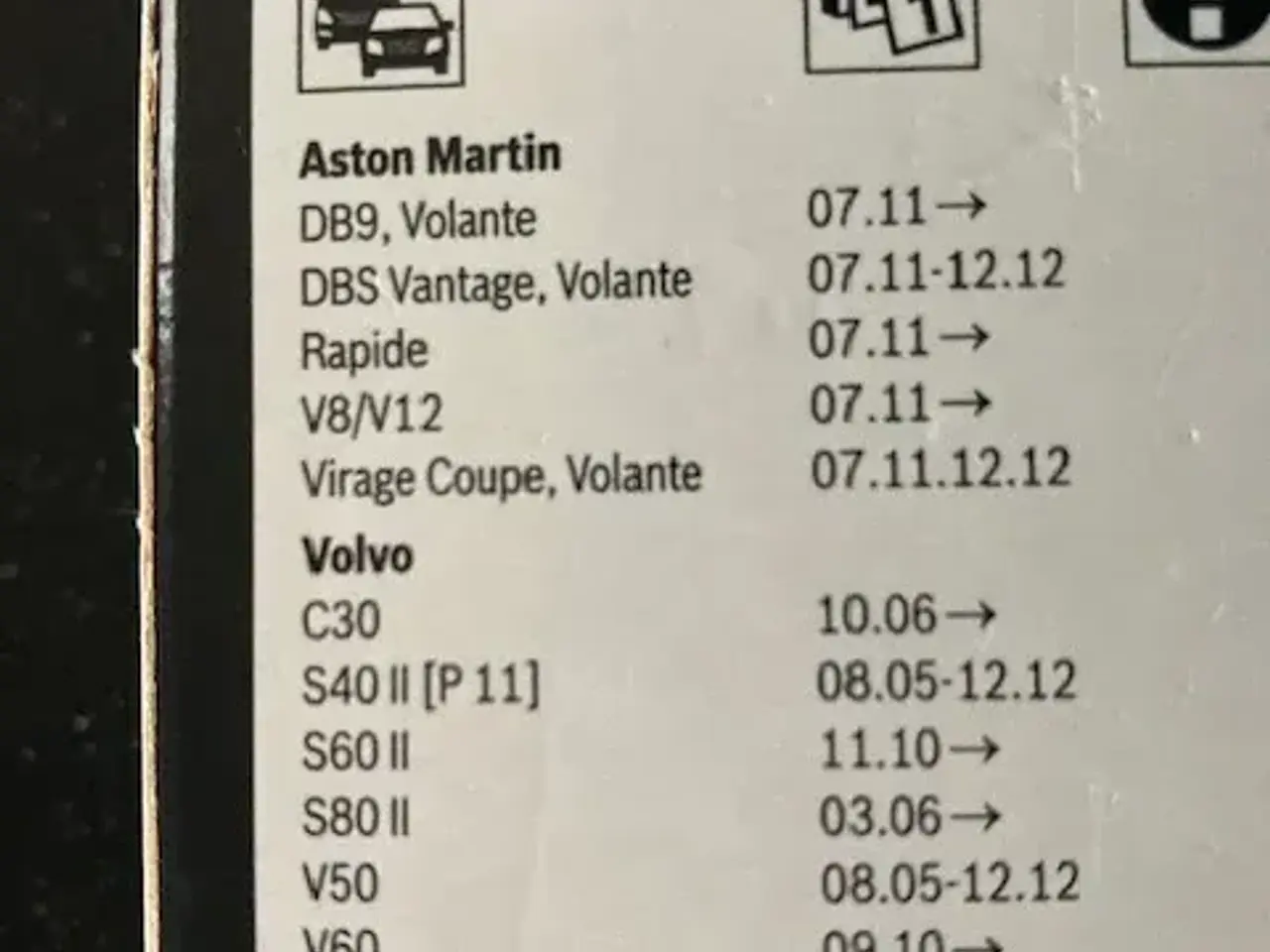 Billede 3 - Viskerblade til Volvo flere modeller CX60, CX 70II