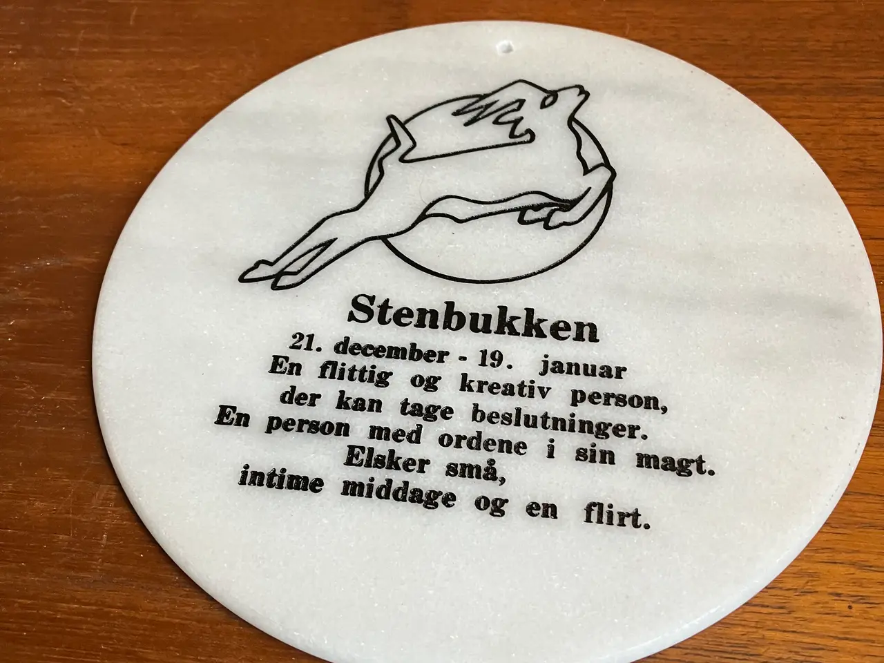 Billede 5 - Retro marmorplatter med stjernetegn