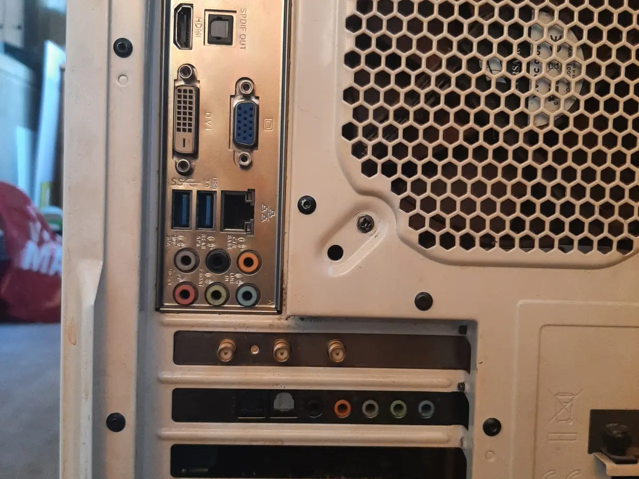 Billede 2 - Old school Stryker pc, H 60 cm, L 55 cm, b 23