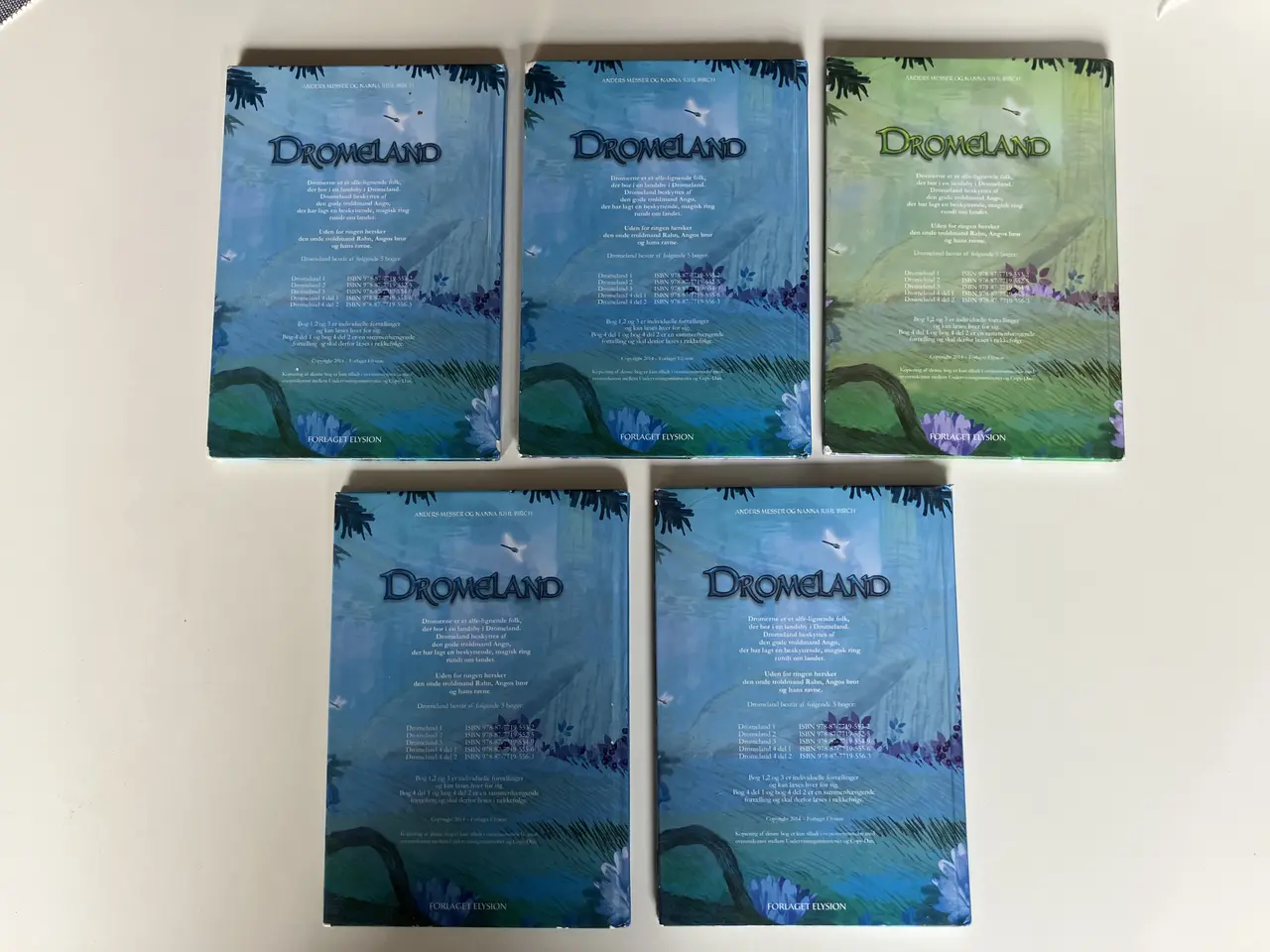 Billede 2 - Dromeland 1-5 (5bøger). A. Messer og N. Juhl Birch