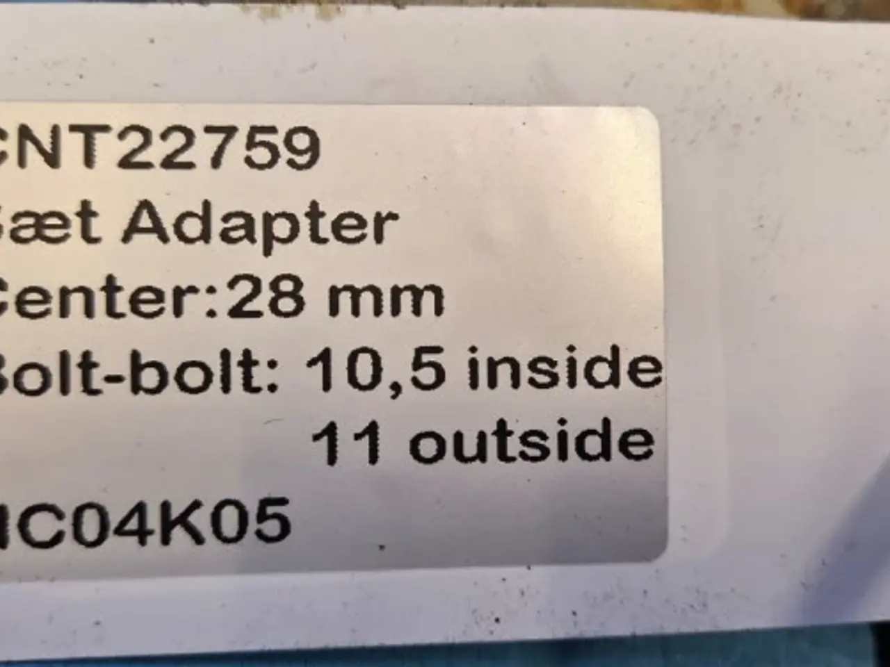 Billede 11 - Adapter Fælgplade Sæt