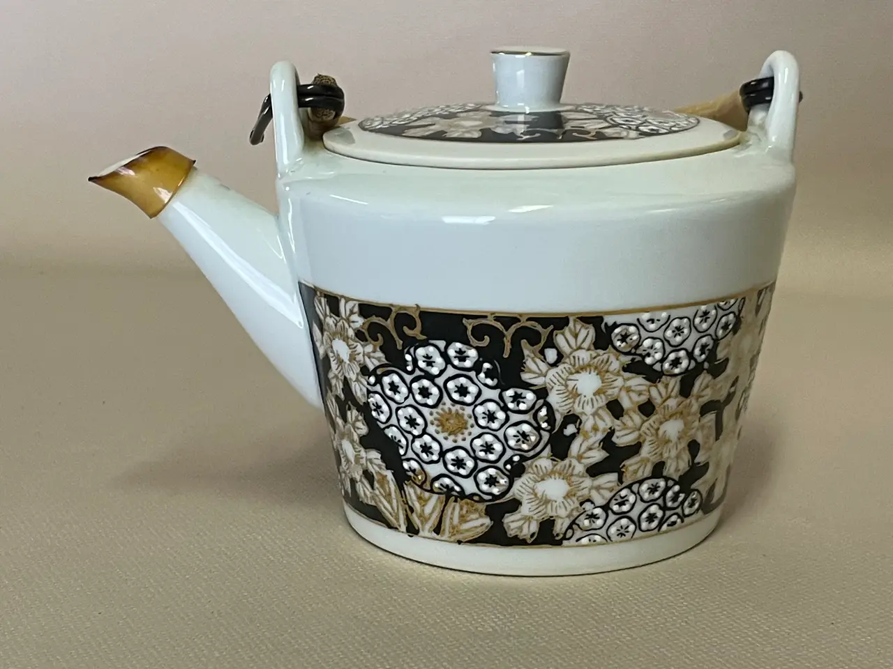 Billede 5 - Japansk tekande, Kyusu-tekande Kutani-porcelæn